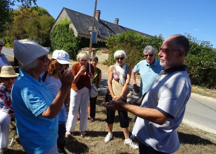 Visite d'un groupe à la Ferme